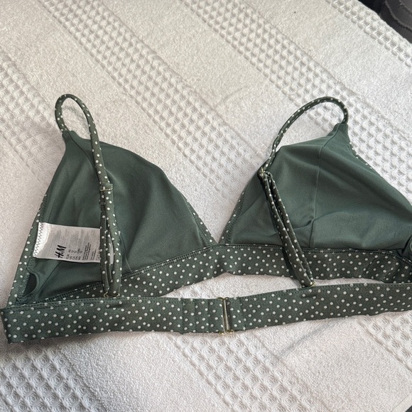 H&M Green Polka Dot Bralette - Picture 6 of 7